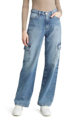 AG Gatina High Waist Wide Leg Cargo Jeans in Exile
