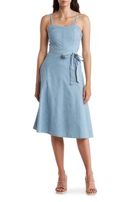 AG Giselle Chambray Dress in Calming Blue