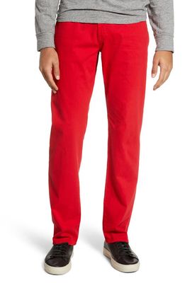 AG Graduate SUD Straight Leg Pants in Clever Red