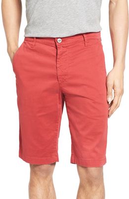 AG Griffin Regular Fit Chino Shorts in Dusty Red