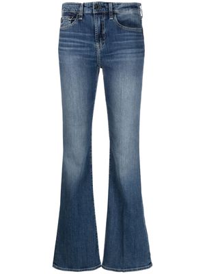 AG Jeans decorative-stitching straight-leg jeans - Blue