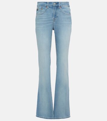 AG Jeans Embroidered flared jeans