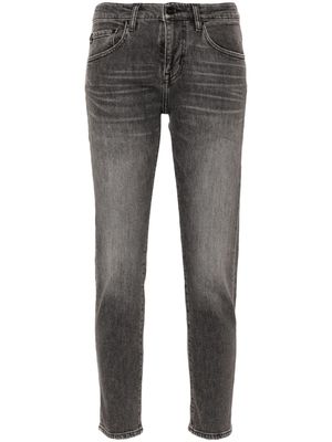 AG Jeans Ex-Boyfriend Slim mid-rise jeans - Grey