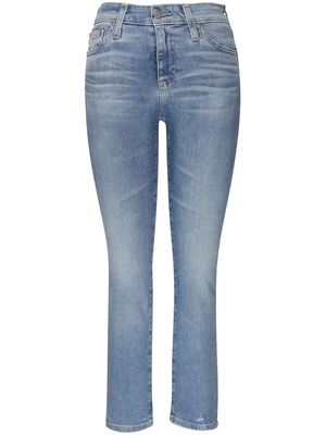 AG Jeans Farrah high-rise skinny jeans - Blue