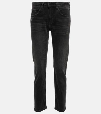 AG Jeans Girlfriend mid-rise cropped jeans