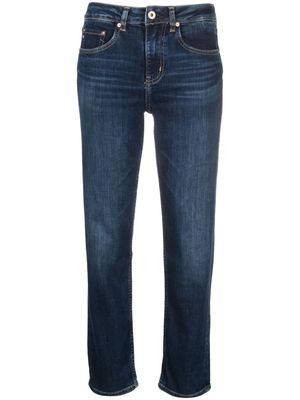 AG Jeans Girlfriend straight-leg jeans - Blue