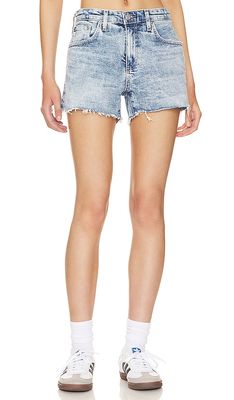 AG Jeans Haley Cut-off in Blue