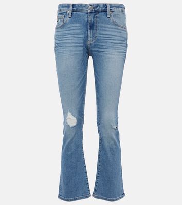 AG Jeans Jodi mid-rise cropped flared jeans