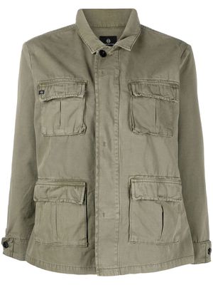 AG Jeans multiple pockets military jacket - Green
