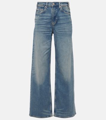 AG Jeans New Baggy high-rise wide-leg jeans