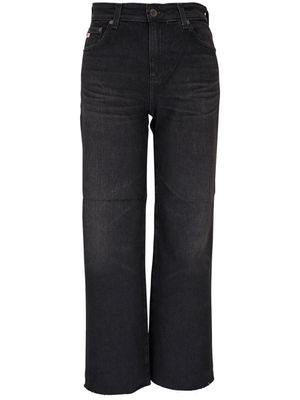 AG Jeans Saige high-rise wide-leg jeans - Black