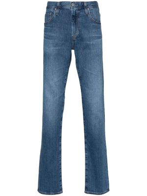 AG Jeans Tellis logo-patch straight-leg jeans - Blue