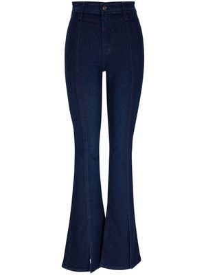 AG Jeans x EmRata Anisten high-rise bootcut jeans - Blue