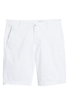AG Men's Griffin Stretch Cotton Shorts in White