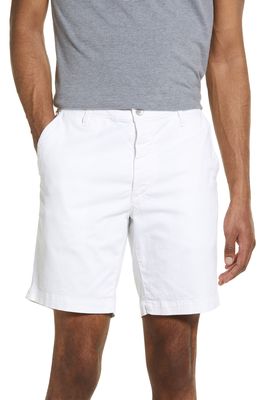 AG Men's Wanderer Poplin Chino Shorts in White