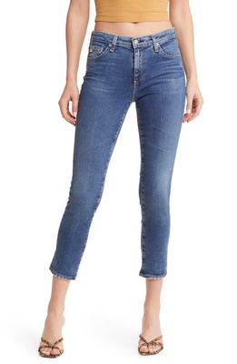 AG Prima Mid Rise Crop Cigarette Jeans in 12 Years Rural