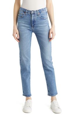 AG Saige High Waist Straight Leg Jeans in 19 Years Afterglow