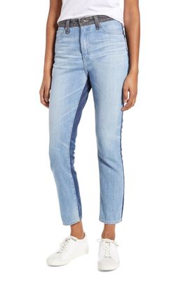 AG Sophia High Waist Ankle Slim Straight Leg Jeans in 20 Years Poeticize