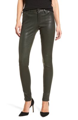 AG The Legging Super Skinny Leather Pants in Climbing Ivy