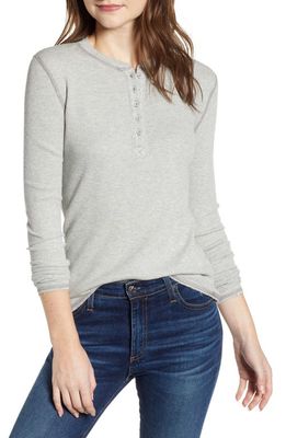 AG Veda Thermal Henley in Heather Grey