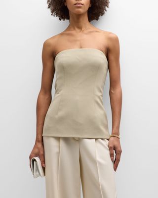 Agata Strapless Fitted Top