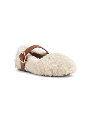 Age of Innocence Buffy faux-shearling ballerina shoes - Neutrals