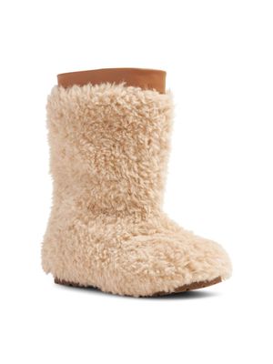 Age of Innocence faux-shearling ankle boots - Neutrals