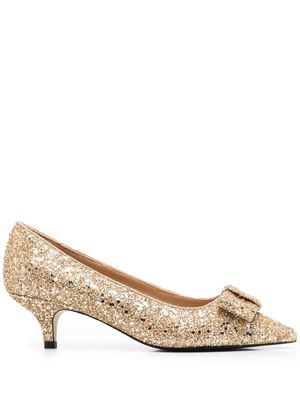 Age of Innocence Jacqueline glitter pumps - Gold