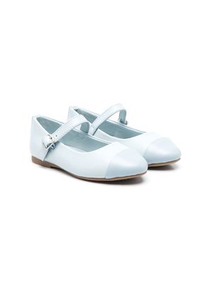 Age of Innocence leather ballerina shoes - Blue