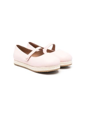 Age of Innocence round-toe leather ballerina shoes - Pink