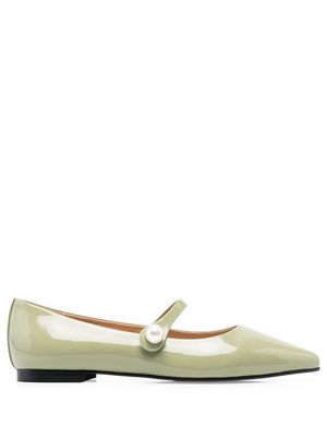 Age of Innocence Thea pointed-toe ballerina shoes - Green