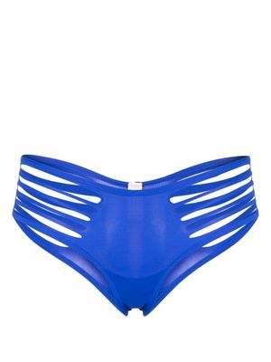 Agent Provocateur Dakotta cut-out bikini bottoms - Blue