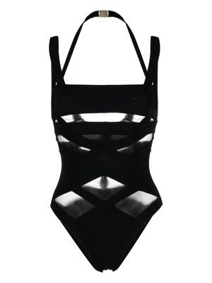 Agent Provocateur Fynlee panelled swimsuit - Black