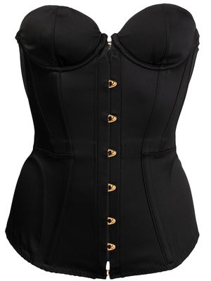 Agent Provocateur Mercy satin corset - Black