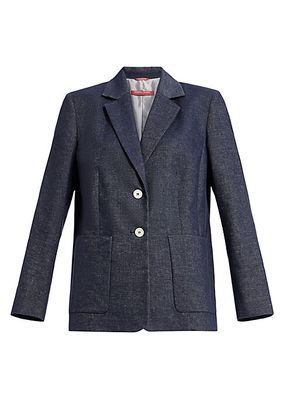 Agenzia Cotton-Blend Blazer