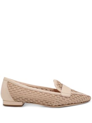 AGL Blanca woven loafers - Neutrals