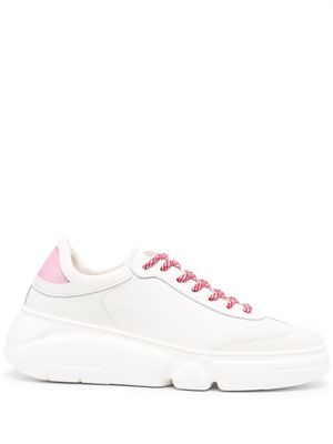AGL Emilie low-top leather sneakers - Neutrals