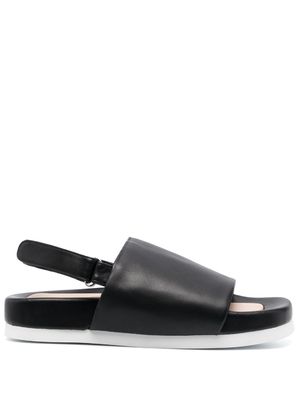 AGL Holly 35mm leather sandals - Black