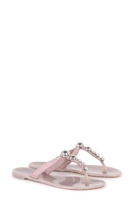 AGL Jelly Crystal Flip-Flop in Rosa
