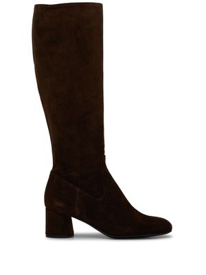 AGL Lorette knee-length boots - Brown
