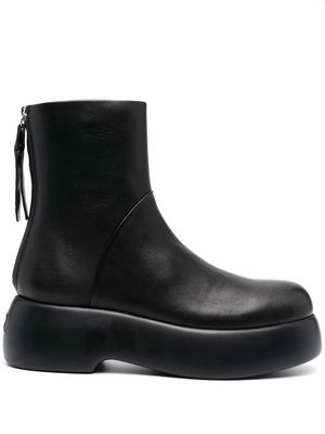 AGL Nancy rear-zip fastening boots - Black