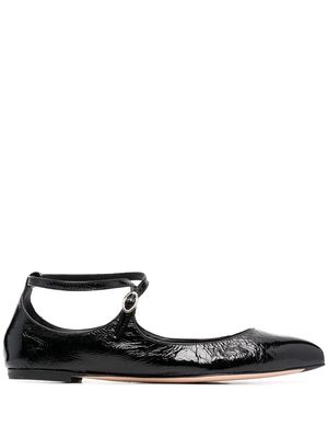 AGL pointed-toe ballerina shoes - Black