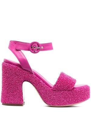 AGL Sista Zerby 80mm leather sandals - Pink