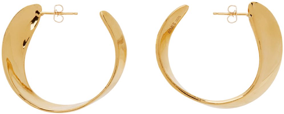 AGMES Gold Daphne Hoop Earrings