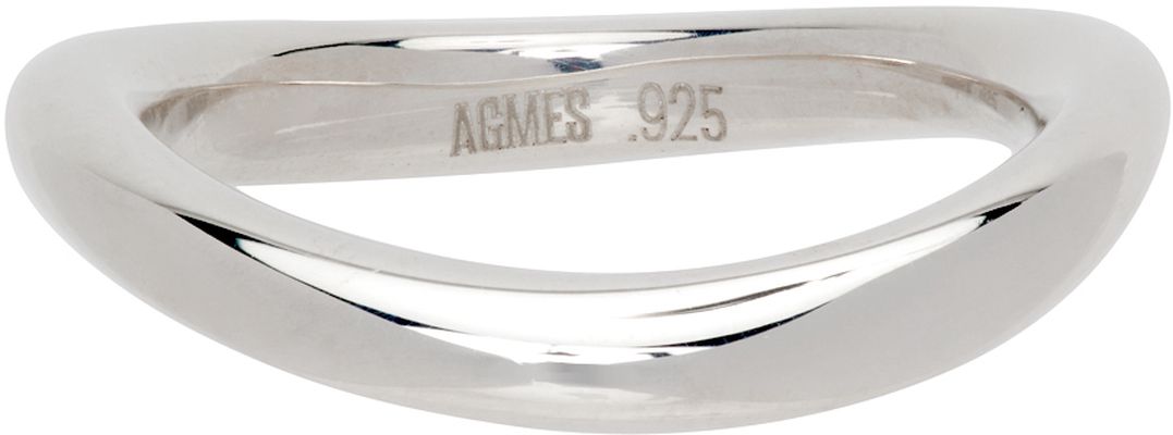 AGMES Silver Medium Astrid Ring