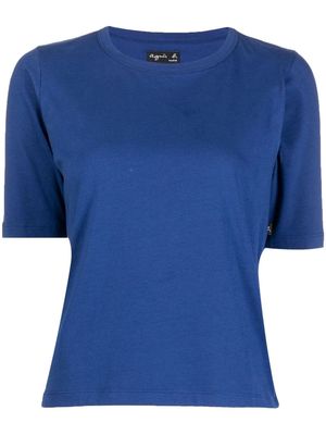 agnès b. Brando short-sleeve T-shirt - Blue