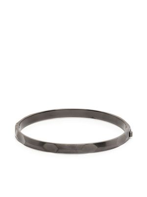 agnès b. circular-design clip-fastening bracelet - Black