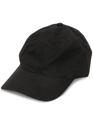 agnès b. cotton baseball cap - Black