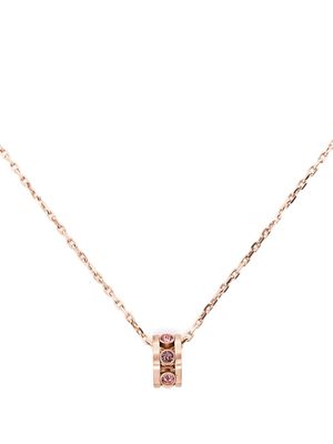 agnès b. crystal embellished stainless-steel necklace - Gold