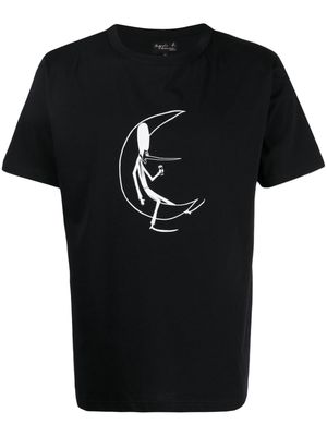 agnès b. Emmanuel Hubaut artwork cotton T-shirt - Black